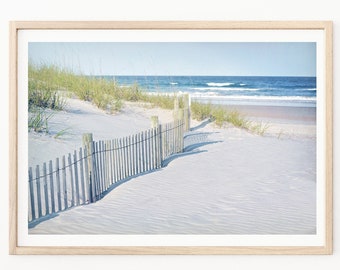Ocean Photography - Beach Photography, Atlantic Ocean Print, Sand Dune Photos, Beach House Decor, Coastal Photography, Shabby Chic Beach Art