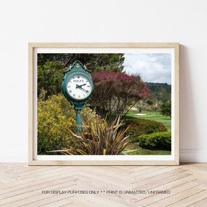 Father&#39;s Day Gift - Pebble Beach Golf, US Open Golf, Rolex Clock, Gift for Him, Pebble Beach, Golf Course Clock, Golf Course,Gift for Dad