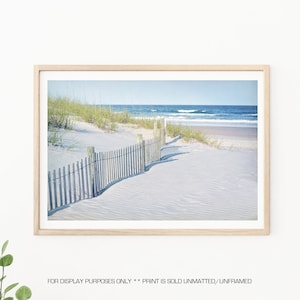 Ocean Photography - Beach Photography, Atlantic Ocean Print, Sand Dune Photos, Beach House Decor, Coastal Photography, Shabby Chic Beach Art