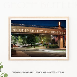 UNIVERSITY OF TENNESSEE - Knoxville Photography, Tennessee Vols, Knoxville Tennessee, Canvas Prints, U of T Vols, Tennessee Volunteers