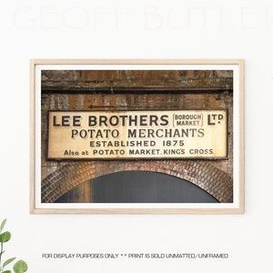 London Photography-Borough Market, London Landmark, London Travel Print, London Print, London Food Market, Kitchen Wall Decor, Kitchen Decor