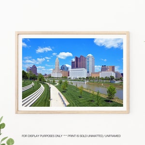 Columbus Ohio Skyline - Columbus Photography, Ohio State Buckeyes, Ohio Capital City, Columbus Wall Art, Columbus Print, OSU Football