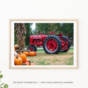 Vintage Tractor - Farmall Tractor, Tractor Photos, McCormick Farmall Photography, 1945 Farmall Model H, Vintage Tractor, Tractor Photography