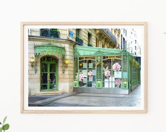 Paris Photography - Laduree, Paris Wall Art, French Patisserie, Classic Parisan Patisserie, Paris Decor, Kitchen Wall Art, Champs Elysees