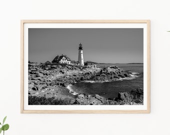 Fari del Maine - Fotografia di fari, Faro di Portland Head, Costa del Maine, Fari, Fotografia del Maine, Foto del faro di Portland