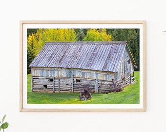 Modern Farmhouse Decor - Rustic Print, Rustic Barn, Farmhouse Decor, Farmhouse  Photography, Farmhouse Wall Art, Rustic Wall Art, Farmhouse