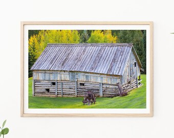 Modern Farmhouse Decor - Rustic Print, Rustic Barn, Farmhouse Decor, Farmhouse  Photography, Farmhouse Wall Art, Rustic Wall Art, Farmhouse