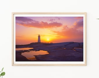 Nova Scotia Photography - Peggy's Cove Photos, Peggys Cove Lighthouse, Nautical Wall Decor, Beachouse Wall Decor, Peggy's Cove Photography,