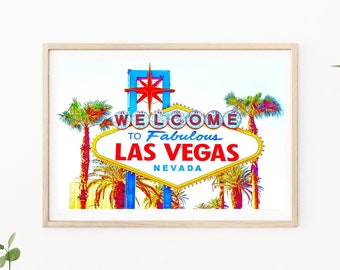 Welcome to Las Vegas  -  Las Vegas Photography, Las Vegas Wall Art, Las Vegas Neon Sign, Iconic Signs,  Las Vegas Photos, Las Vegas Print