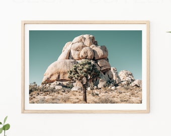 Joshua Tree Print - Kalifornien Reisefotografie - Wüstendruck - Joshua Tree - Boho Wandkunst - Palm Springs - Joshua Tree Fotos - Wüste