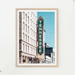 Knoxville Photography - Tennessee Theater, Knoxville Landmark, Tennessee Theater Marquee, Knoxville Wall Art, Knoxville Tennessee, Tennessee