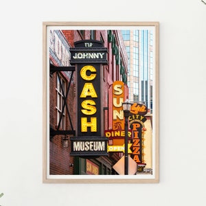 Johnny Cash Museum - Nashville Photography, Johnny Cash, Man in Black, Nashville Icon, Country Music, Nashville Print, Sun Diner Nashville