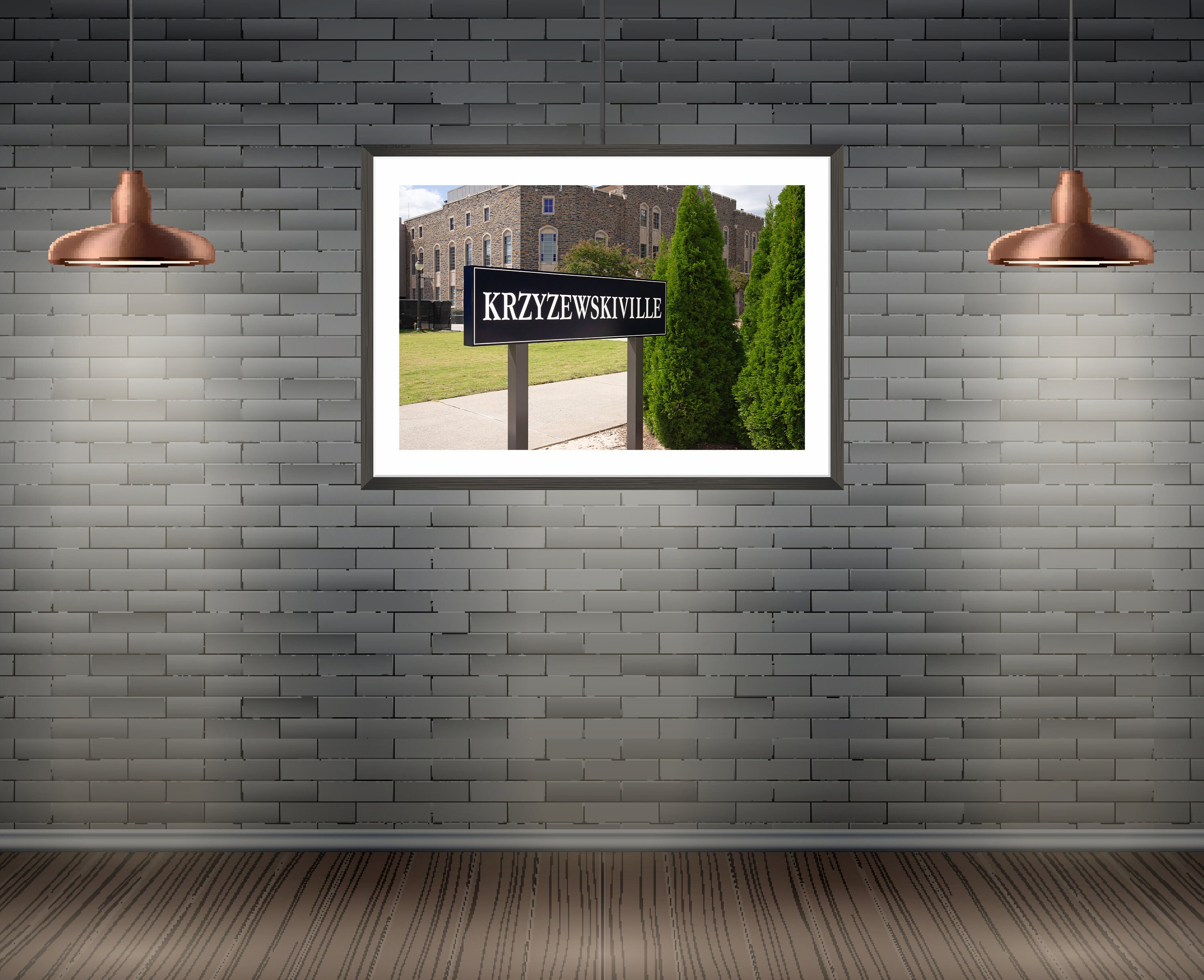 Duke Basketball Duke Blue Devils Coach K NCAA Champs Blue Etsy