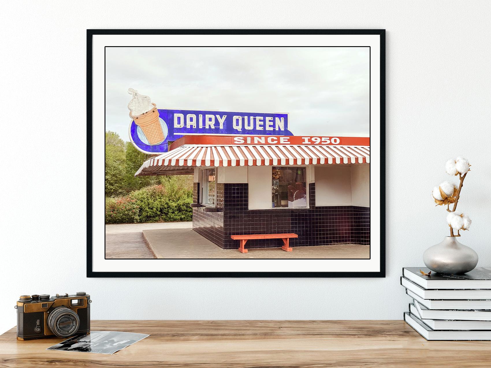 Dairy Queen Ice Cream, Dairy Queen Sign, Vintage Dairy Queen Photo
