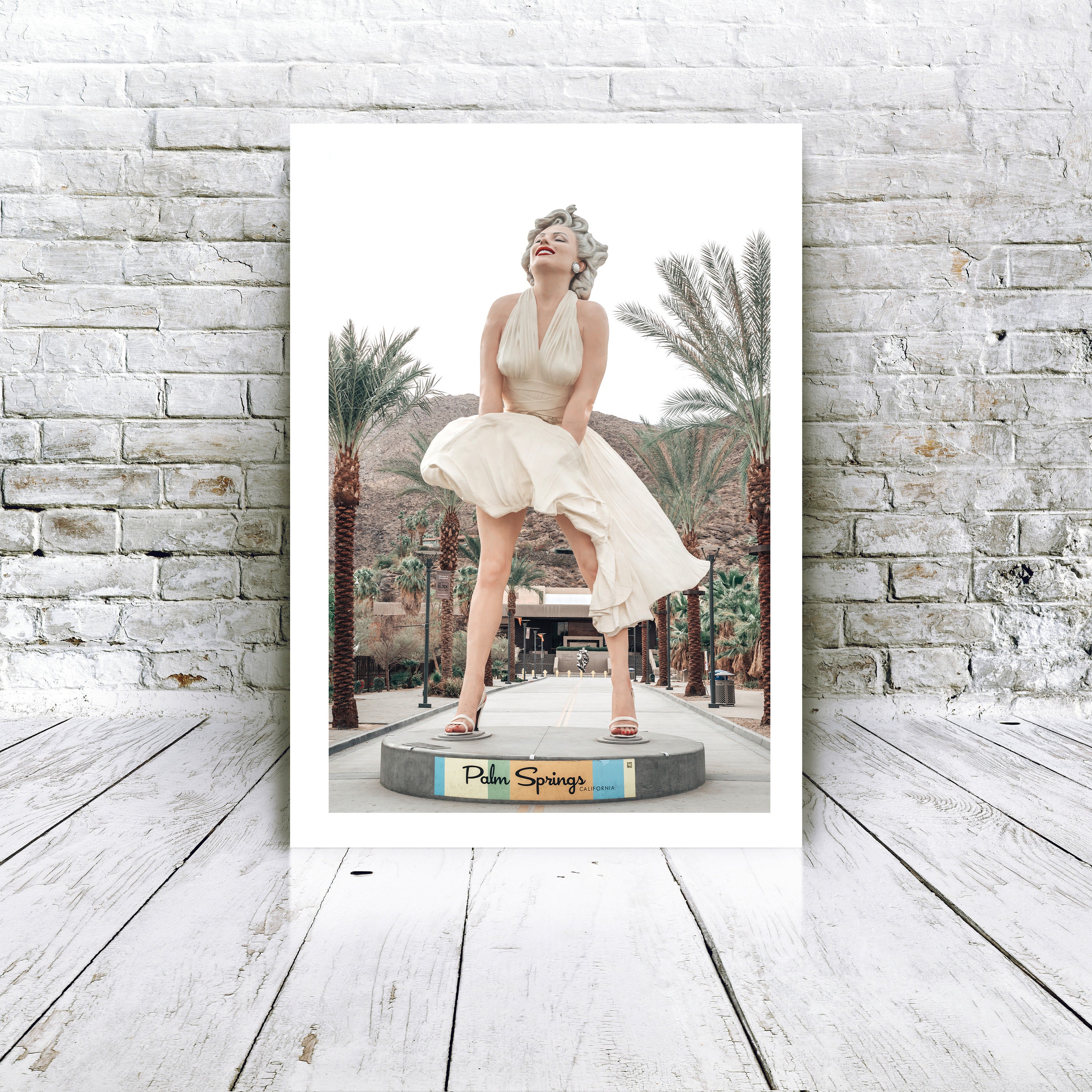 Marilyn Monroe Palm Springs Palm Springs Color Retro 