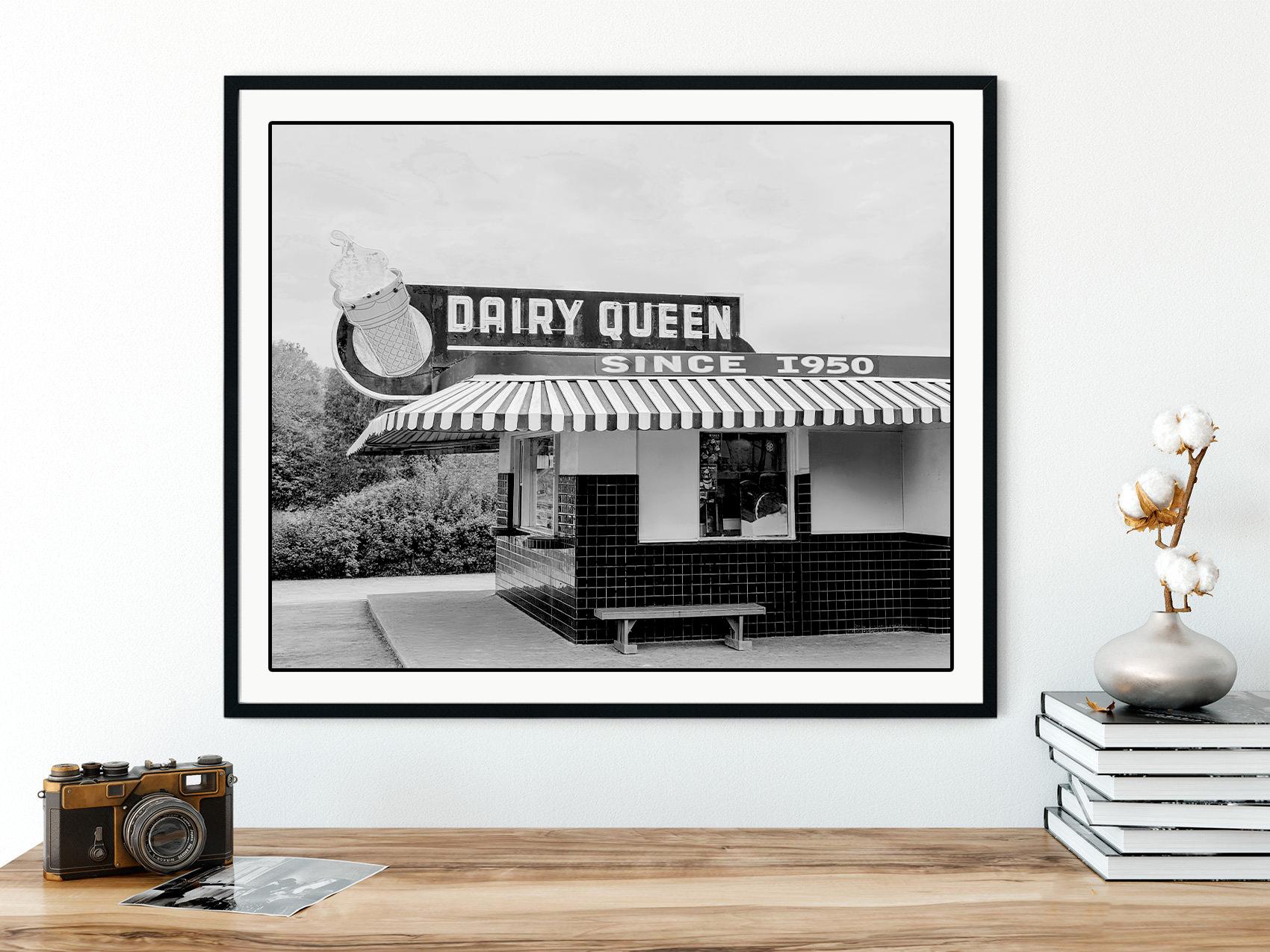 Dairy Queen Ice Cream, Dairy Queen Sign, Vintage Dairy Queen Photo