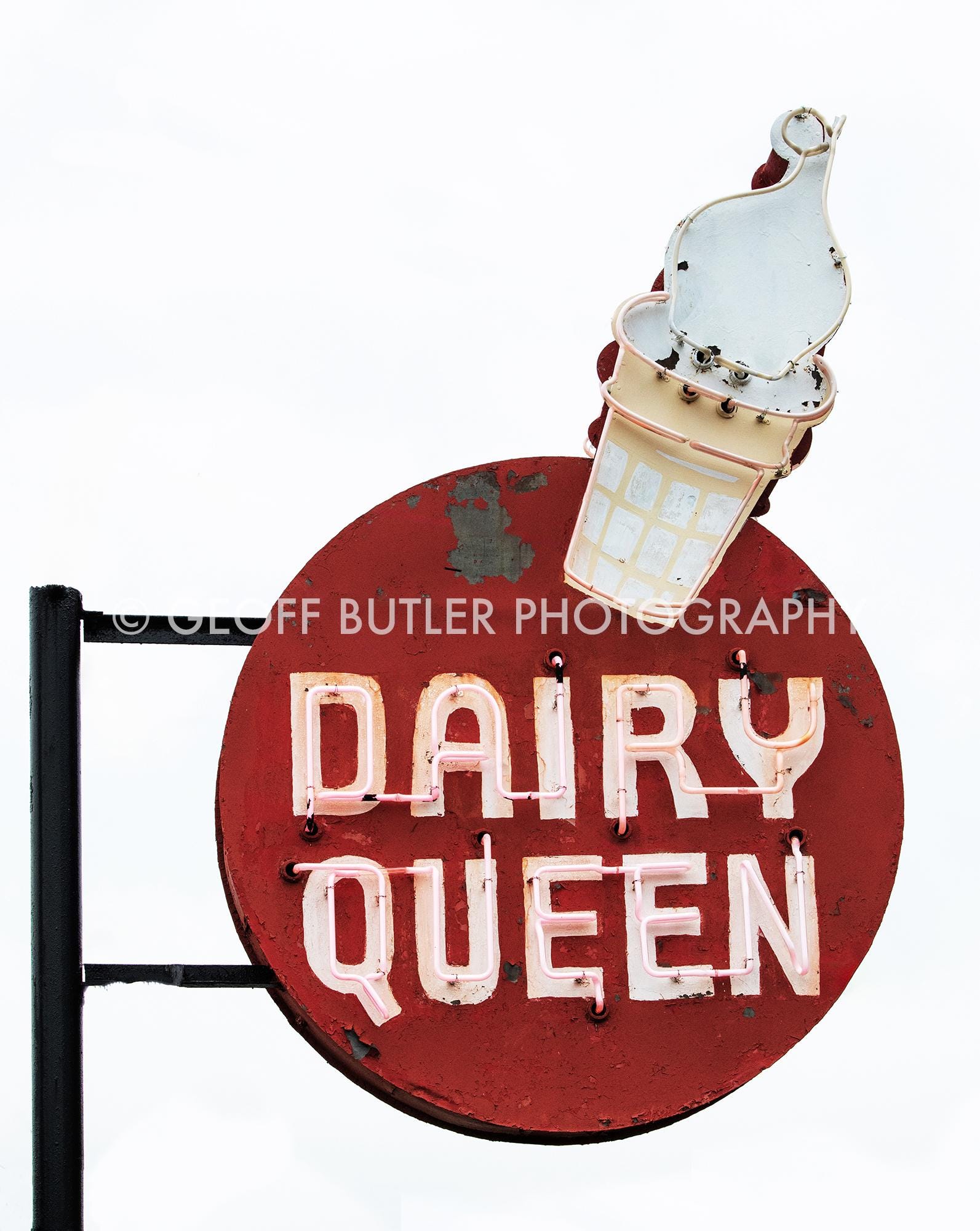 DAIRY QUEEN - Dairy Queen Ice Cream, Dairy Queen Sign, Vintage