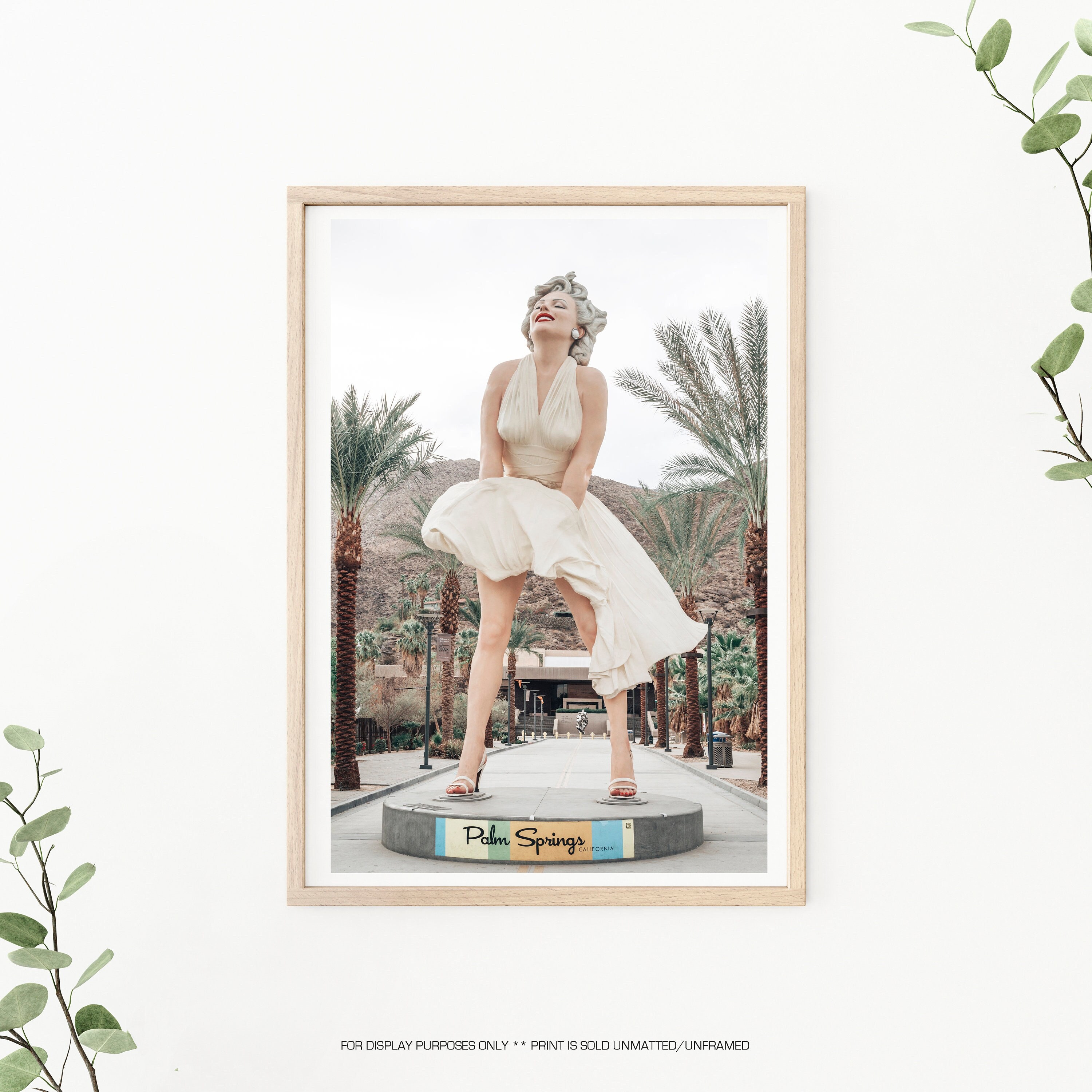 Marilyn Monroe Palm Springs Palm Springs Color Retro 