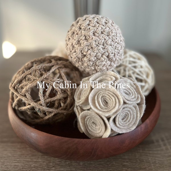 Decorative Balls/Orbs/Bowl Fillers, Mix and Match