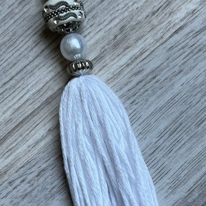 Beaded Tassel Keychain Accessory