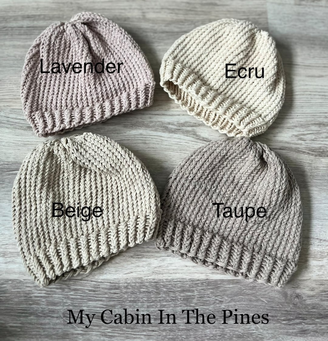 Infant Hats, Neutral Tones Etsy