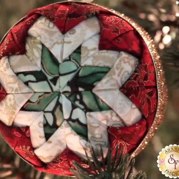 No sew Christmas ornament kits as seen on Shabby Fabrics on YouTube (New fabrics available)