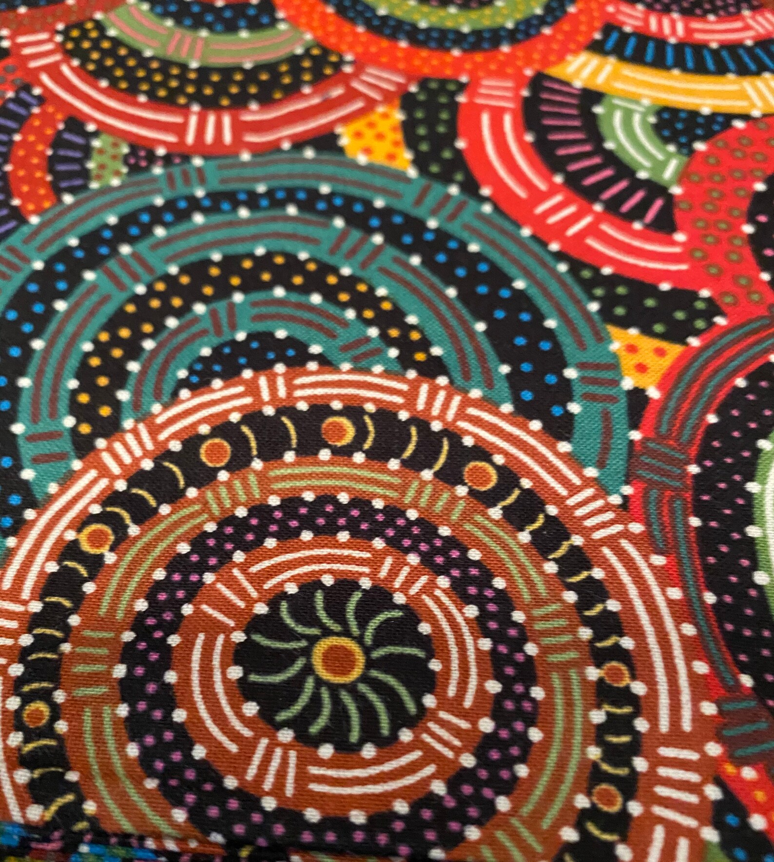Aborigines Australian fabric Etsy