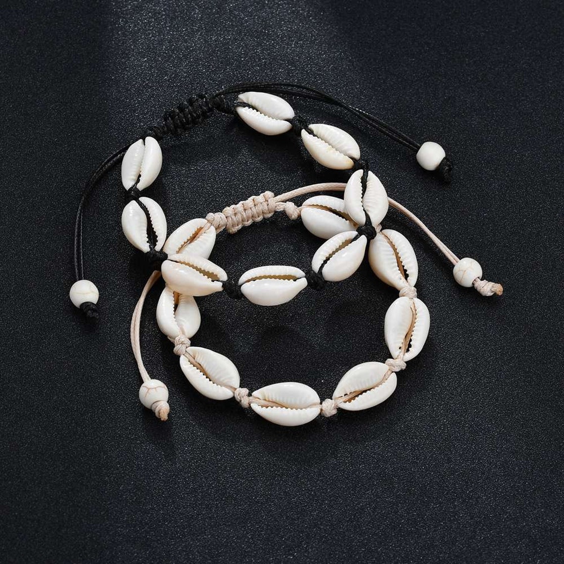 Seashell Anklet Shell Anklet Cowrie Anklet Shell Anklets Etsy