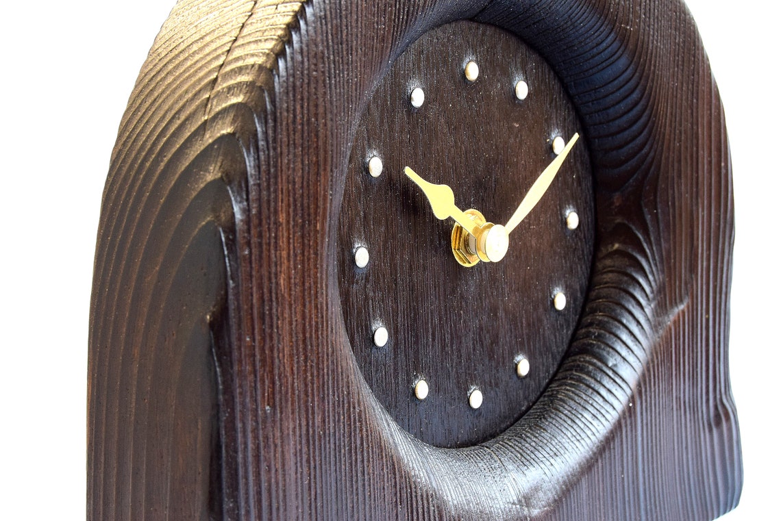 Recycled Wood Clock 2 Etsy