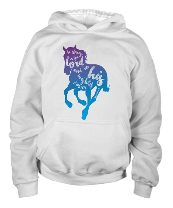 kids horse hoodie