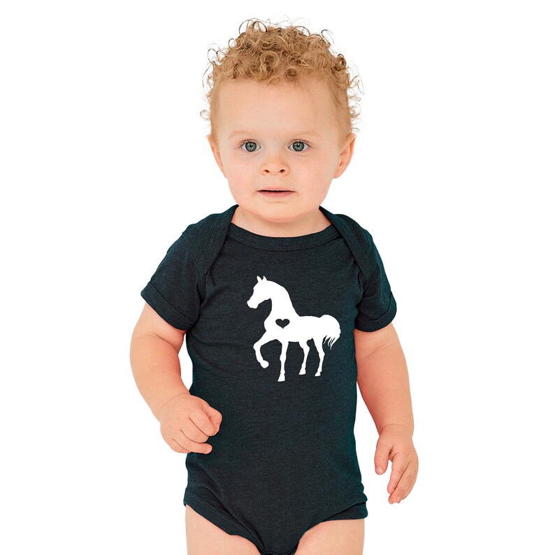 Horse Onesie Baby Onesie Farmer Baby Horse Clothes Horse Etsy