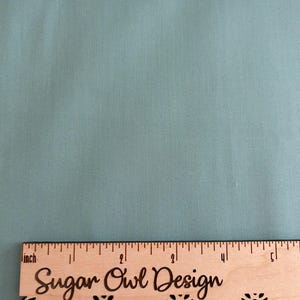 Medium Blue Green Fabric - Moda Bella Solids &quot;Wedgewood&quot; Cotton