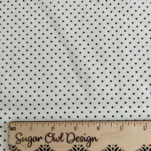 Dark Brown Small Dot Fabric - Riley Blake Swiss Dot - White and Brown Pin Dot Fabric