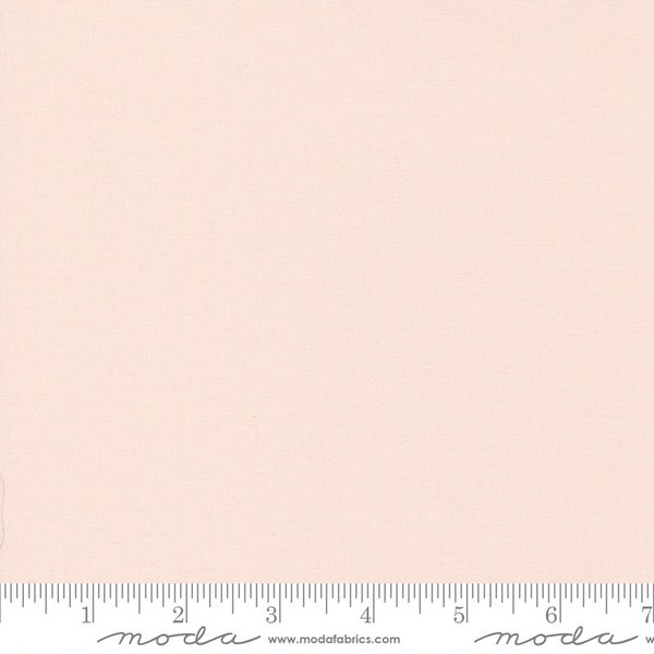 Light Pink Fabric - Moda Bella Solids Pale Pink Cotton