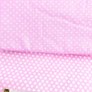 Pink and White Polka Dot Material Pink Swiss Dot Fabric Michael Miller Pink Pin Dot Fabric