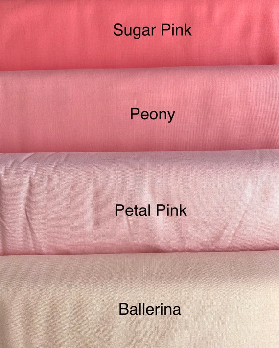 Light Pink Fabric - Riley Blake Petal Pink Fabric - Etsy