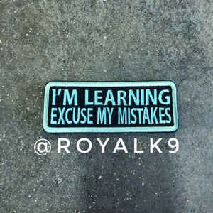 2x5 i'm learning excuse my mistakes patch