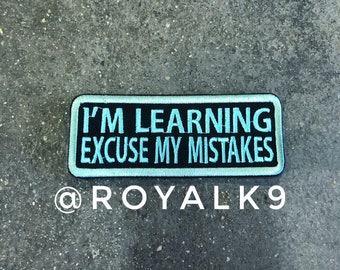 2x5 i'm learning excuse my mistakes patch