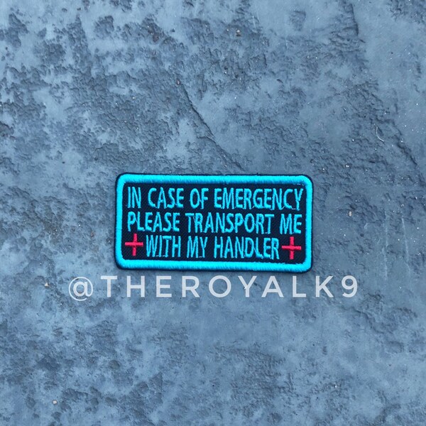 2x4 In case of emergency sew on patch