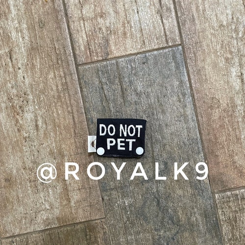 Dog Leash Sleeve DO NOT PET Leash Wrap Stop Do Not Pet Etsy