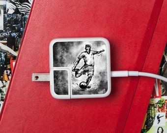 Multipack Charger Decals pour IPhone d'Apple, iPad - Ordinateur portable Apple - Soccer Design - Cadeau impressionnant pour le joueur de football et fan de football