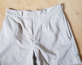 Vintage M52 French military army shorts  S 31