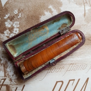 Vintage French Cigarette holder Amber