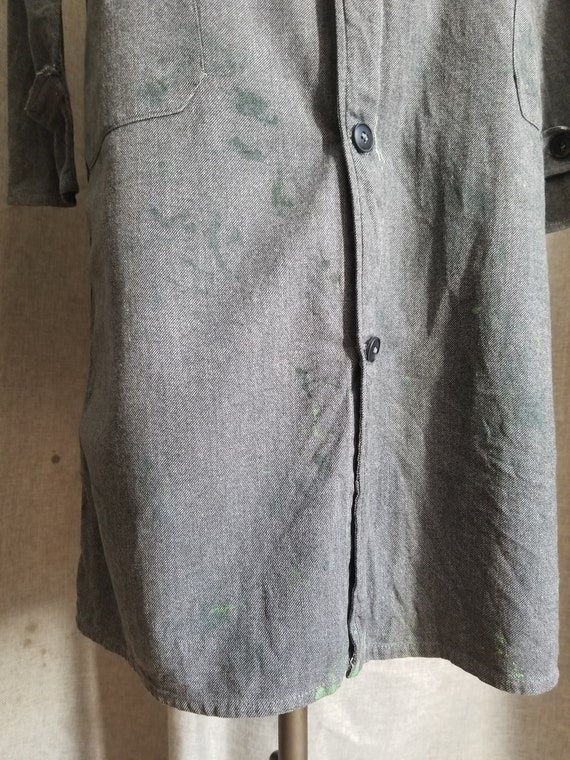 Veste D'équitation Brassada Duster – Taille M Verte – Toile Coton Vintage USA