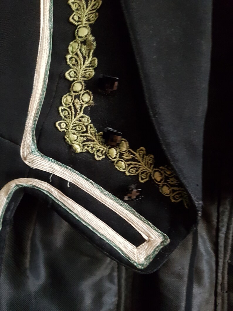 Vintage French Footman Valet Uniform Theatre Costume Etsy Canada