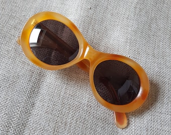 lunettes de soleil avec monture en acétate vintage des années 50