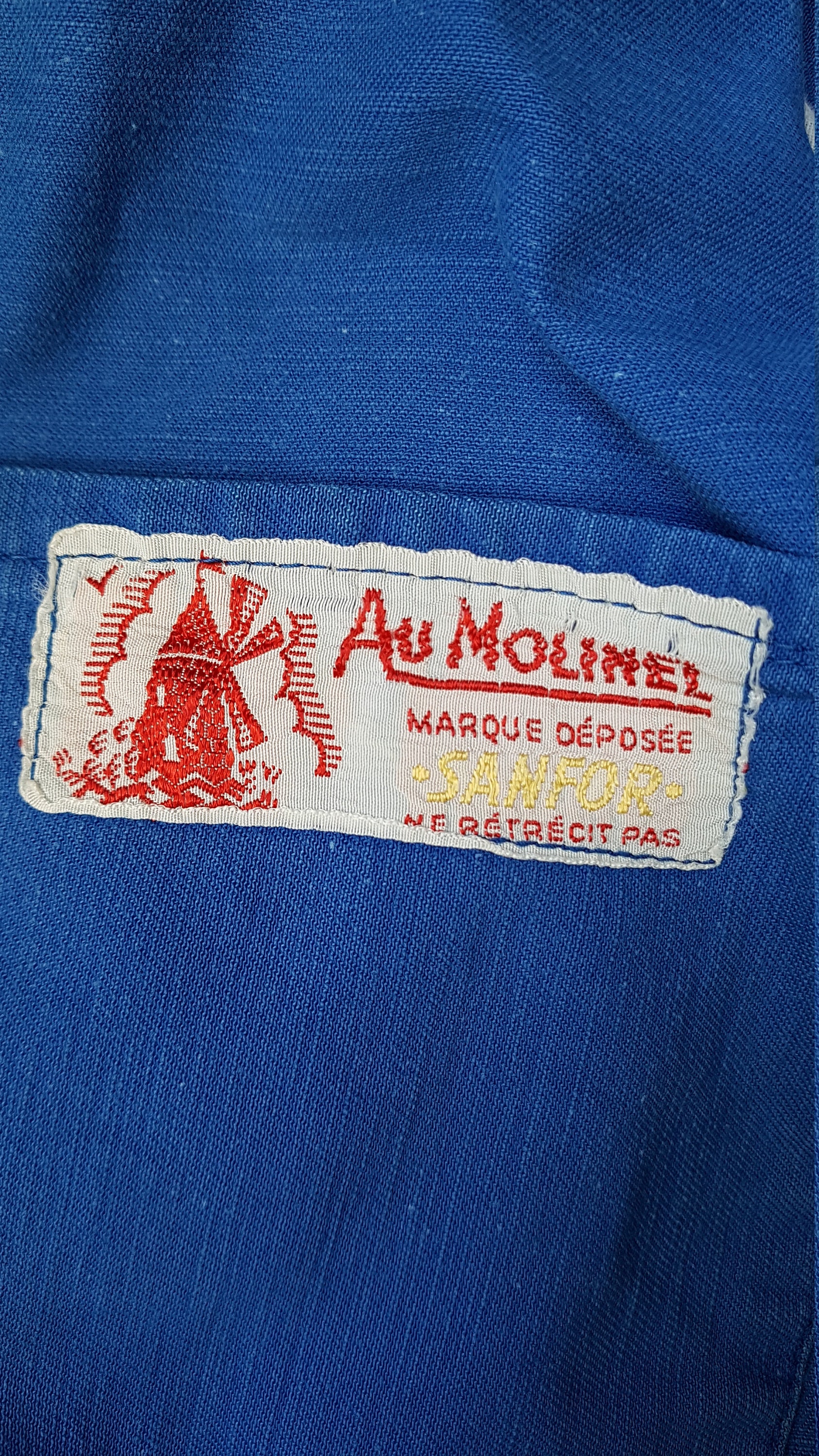 Vintage French Au Molinel Chore Long Work Coat Lab Garage - Etsy