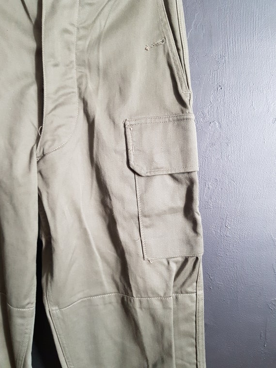 Vintage French army trousers military Armée Francaise… - Gem