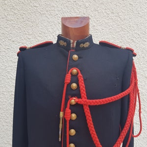 Vintage Franse Garde Républicaine Republikeinse Garde ceremoniële tuniek jas