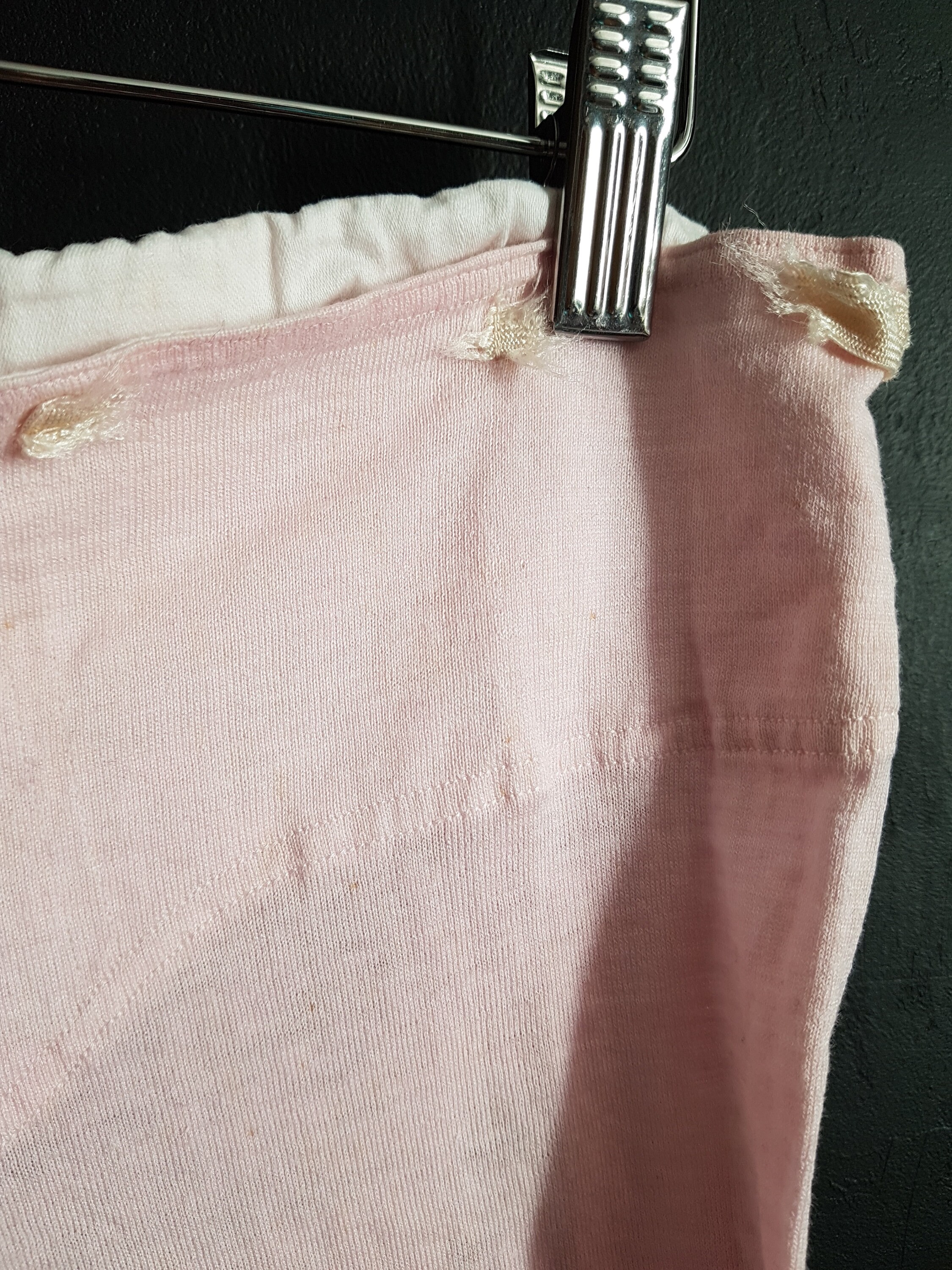 Antique Mens Linen Drawers Underwear Breeches Full Length Underwear M/L